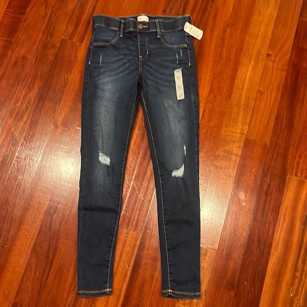 Girls distressed Jegging Denim Jeans